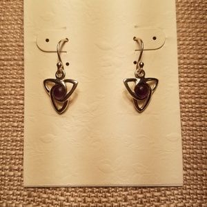 Celtic Sterling Silver Trinity Knot Earrings